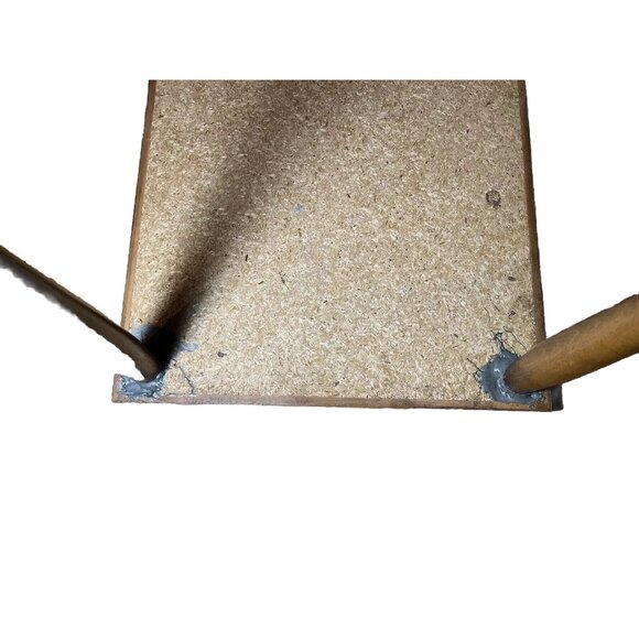 Exquisite  Georges Briard Mid-Century Modern Teak and Cobalt Blue Mosaic - Picture 12 of 14